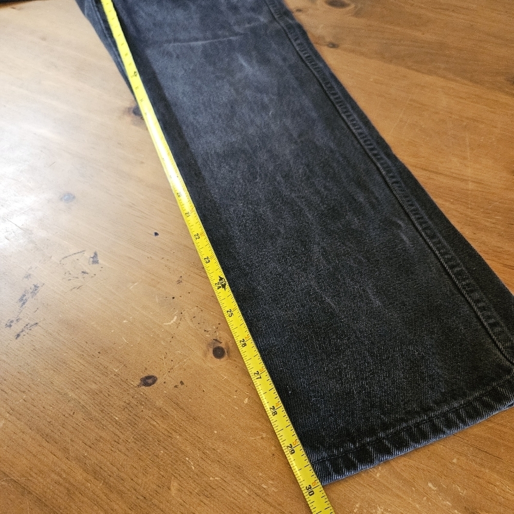 Harley Davidson Vintage Women's Classic Fit Jeans Black Size 12R - Picture 7 of 12